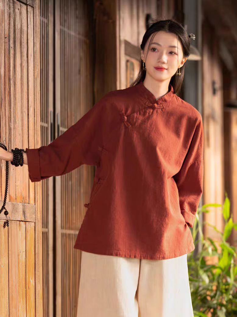 Linen Pant Wide - Nouvel ensemble chemise et pantalon ample