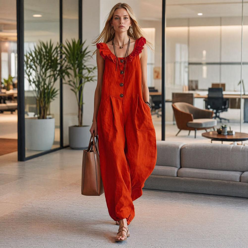Combinaison pour femme respira - Jumpsuit Linen Relaxed avis et prix