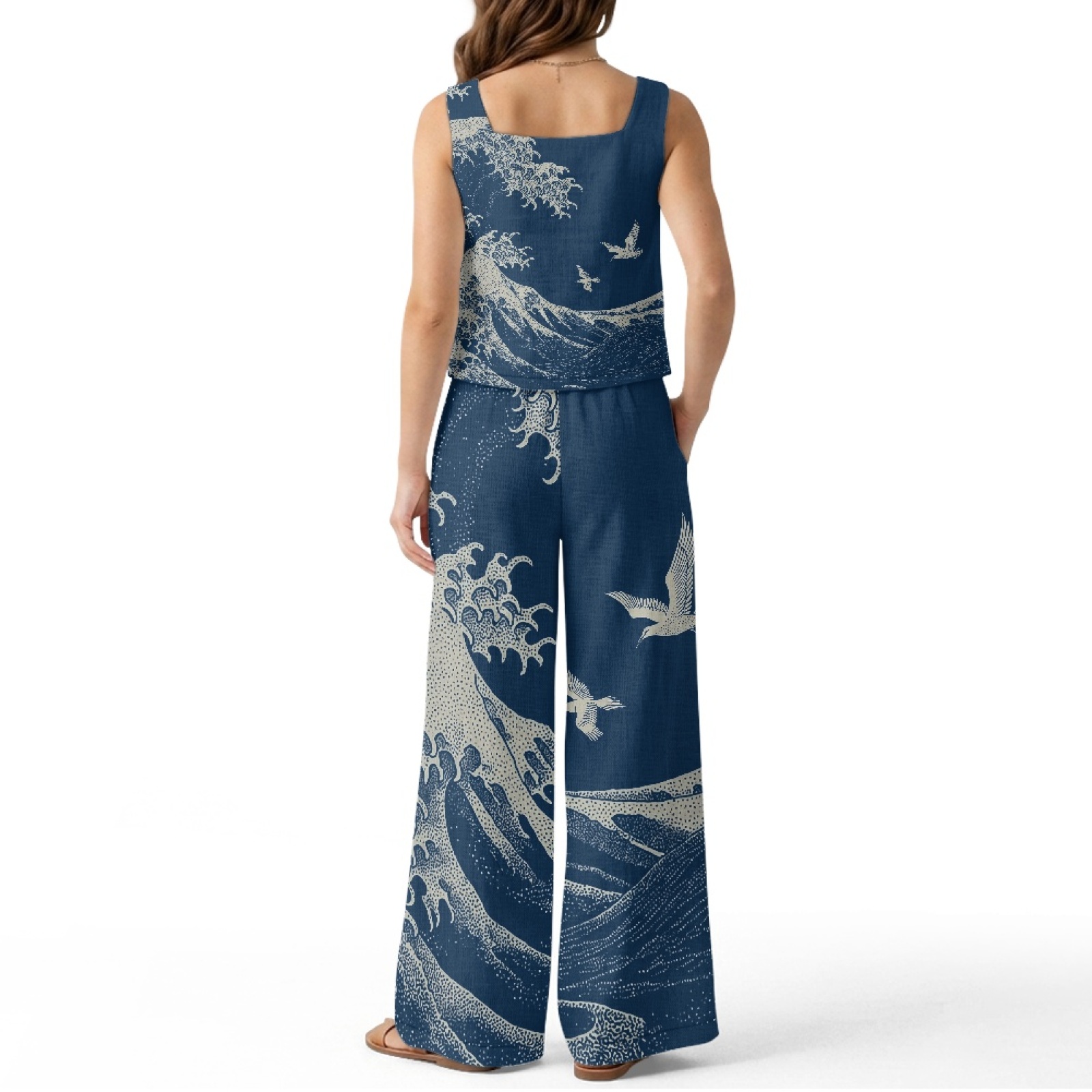 INSTANTARTS Ensemble de gilets - Linen Pant Wide avis et prix