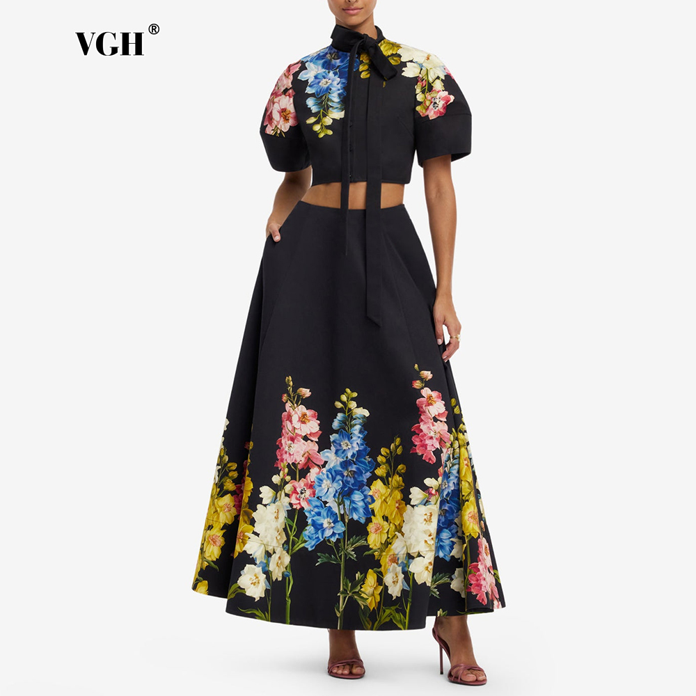 VGH Ensemble Deux Pièces Éléga - Midi Skirt Floral avis et prix